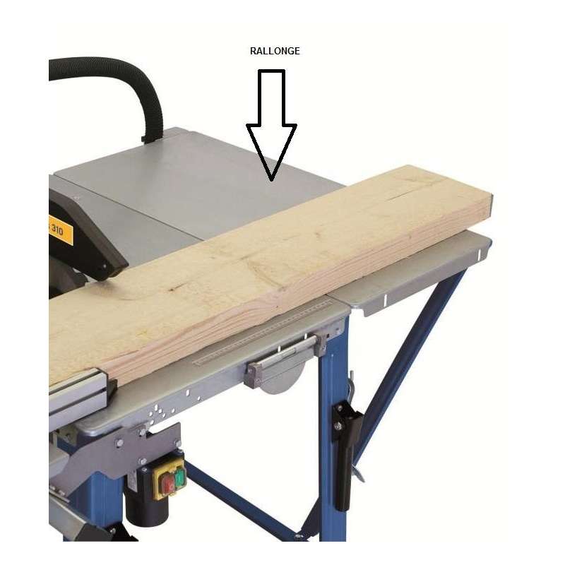 Rallonge de table latérale pour scie ST12, TS30 et TS310