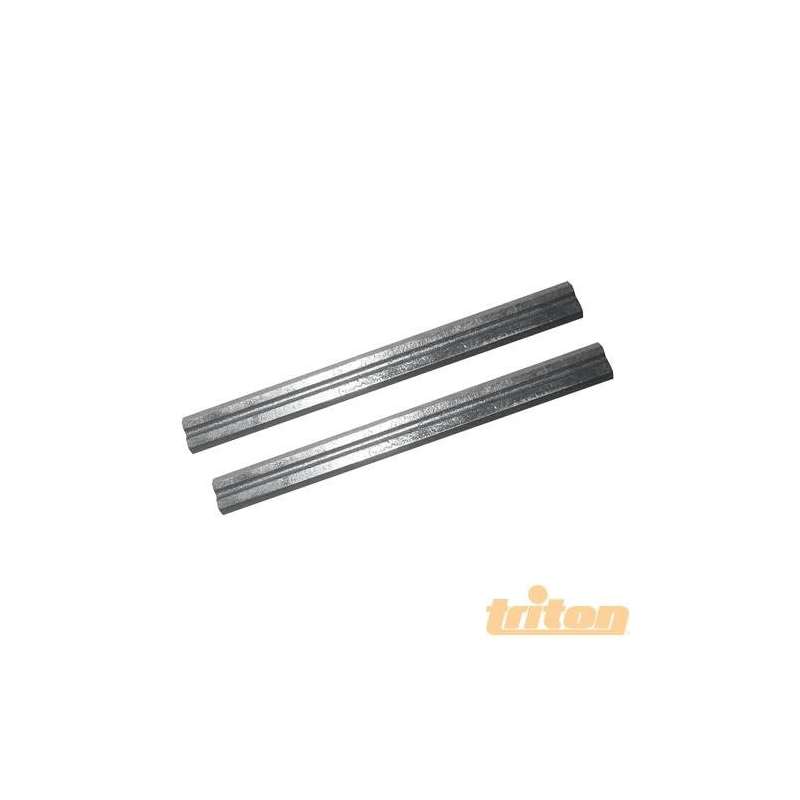 Fers pour rabot de paume Triton 60 mm (lot de 2)