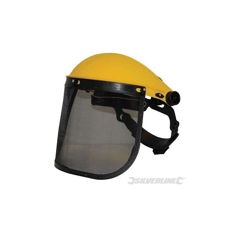 Visor de protección con malla