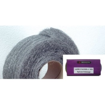 Steel wool in skein-n° 000 for the polishing and encaustiquage (100gr)