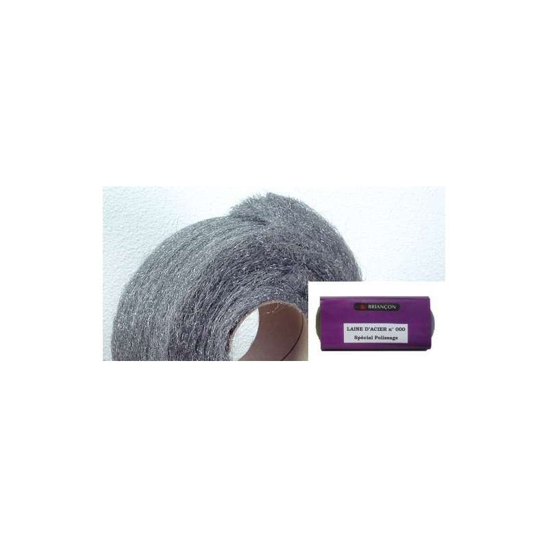 La lana de acero en la madeja-n° 000 para el pulido y encaustiquage (100gr)