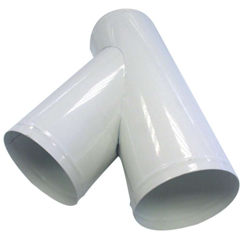 Bifurcated y-pipes 100 mm + 2 outputs 100 mm