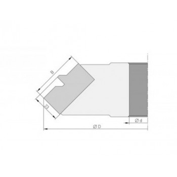 TC profile knives for Mitre glue joint cutter head 45º