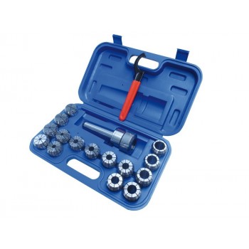 Set mandrino porta pinze fresa ER40, CM2 e 15 pinze