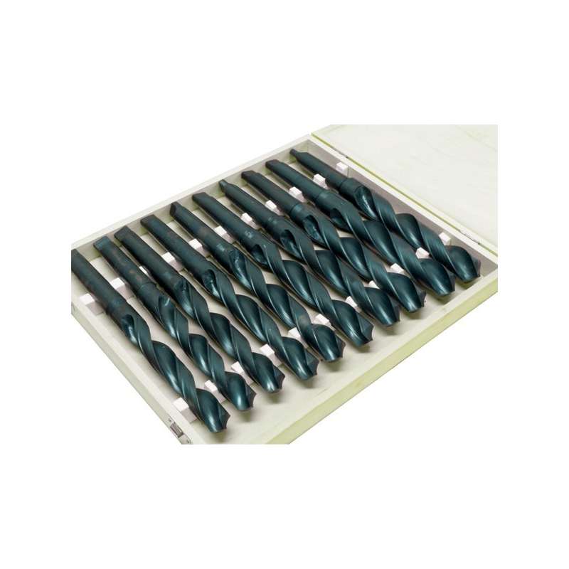 Forests HSS for drill press milling MT2/MT3 from 14 to 30 mm (set of 9 pieces)