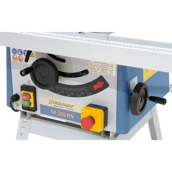 Table circular saw 200 mm Bernardo TK200RS with trolley and table extension