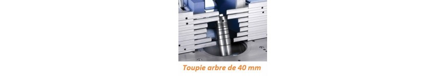 Outils pour toupie arbre de 40 mm - Probois machinoutils