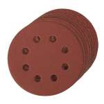 Abrasive disc hook and loop perforated 125 mm