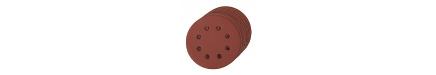 Disque abrasif velcro perforé 225 mm pour ponceuse girafe