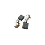 Carbon brushes for radial mitre saw