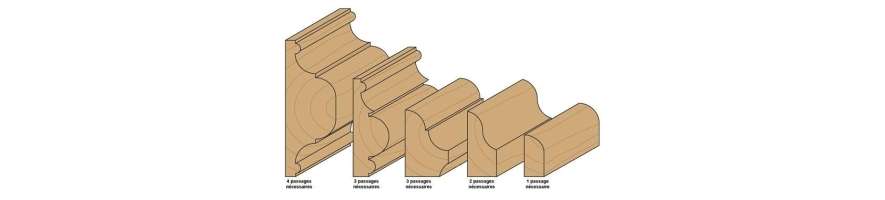 CMT molding router bits – decorative wood profiles