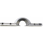 Guide for radial mitre saw