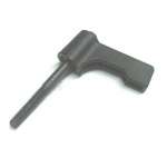Knobs, clamping handles and screws for mitre saws