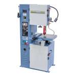 Vertical metal band saw