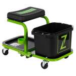 Tabouret mobile et chariot de visite pour garage