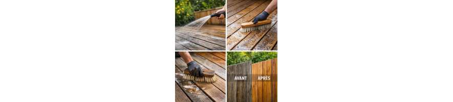 Wood preparation Blanchon – clean, strip and restore wood