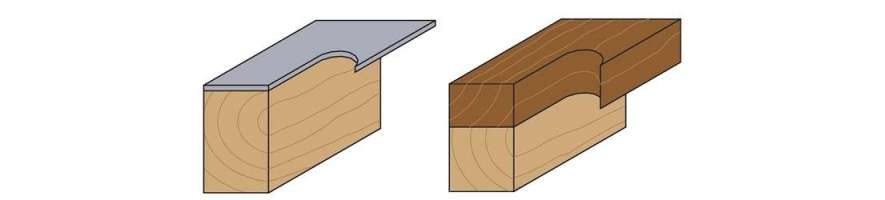 Insert flush trim router bits – carbide reversible cutting edges