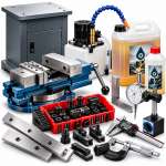 Accessoire et équipement pour machine à métaux
