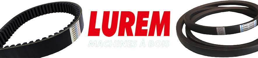 Courroies pour machines à bois Lurem - Probois machinoutils