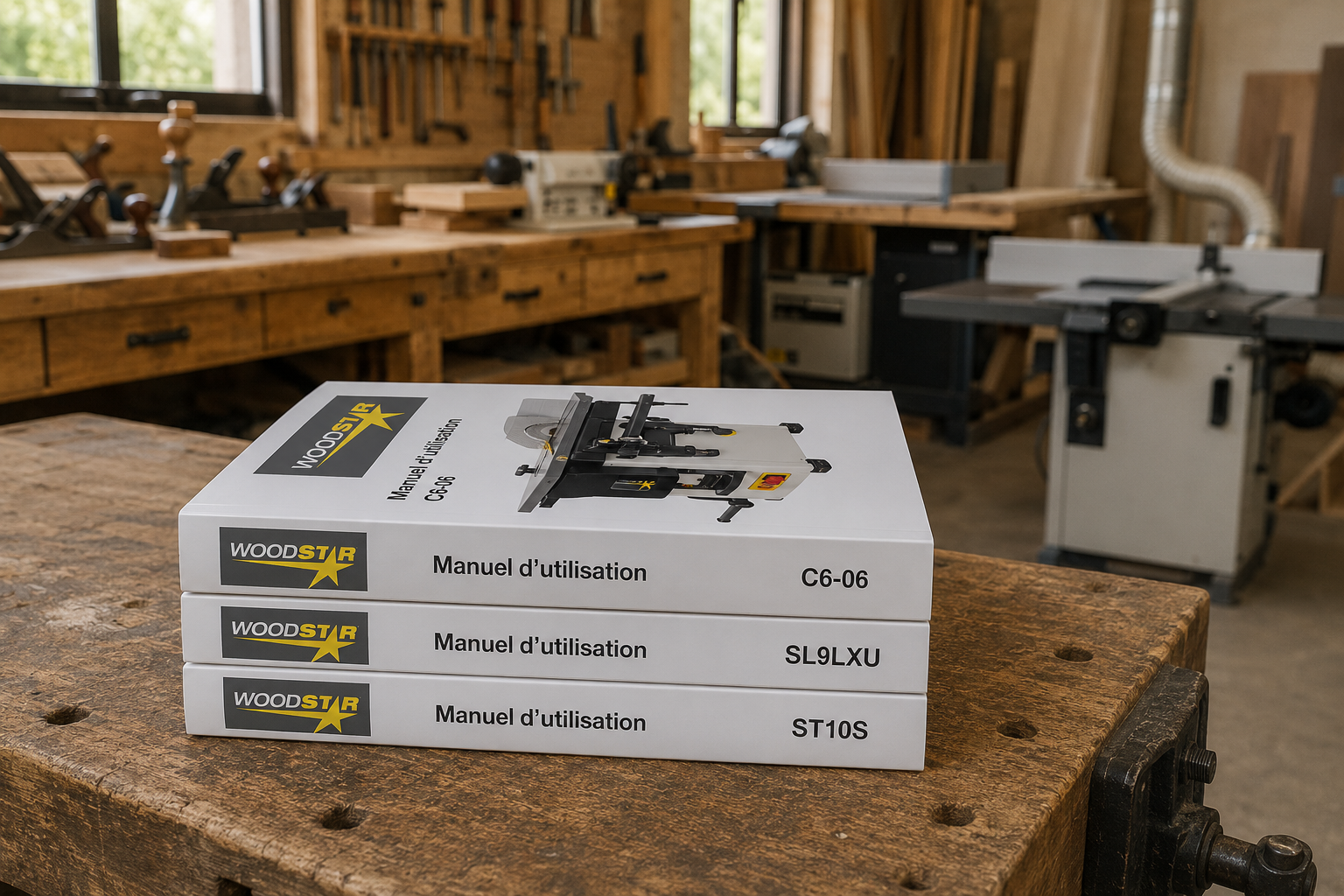 Notices Woodstar - Machines à bois