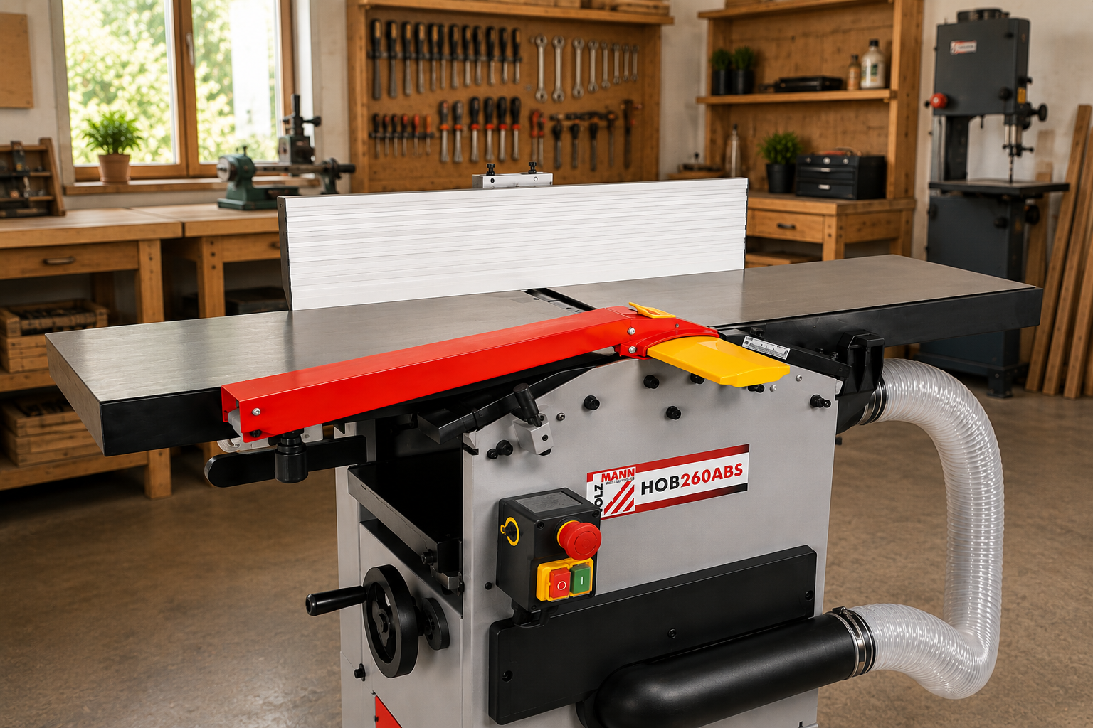 Réglage de la table de dégauchisseuse Holzmann HOB260ABS